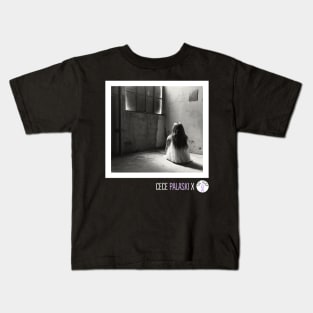 Cece Palaski - Window - B&W - Light Kids T-Shirt